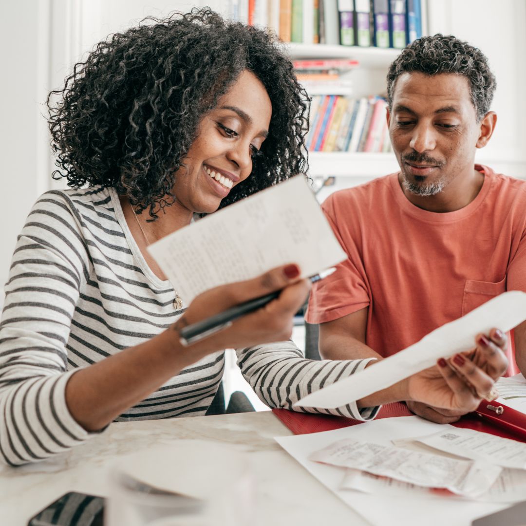 couple planning air conditioning budget