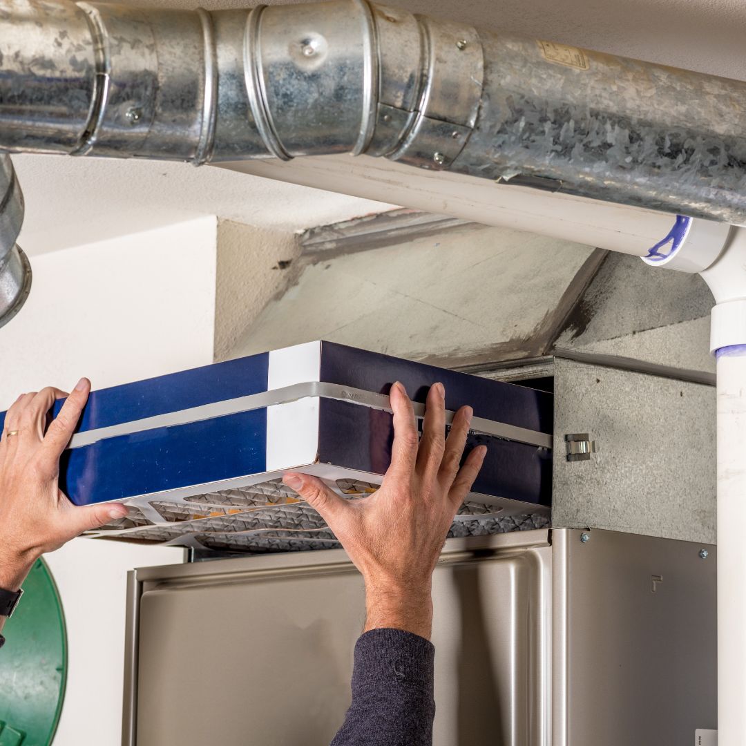 furnace filters being changed