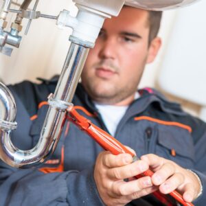 plumber and wrench