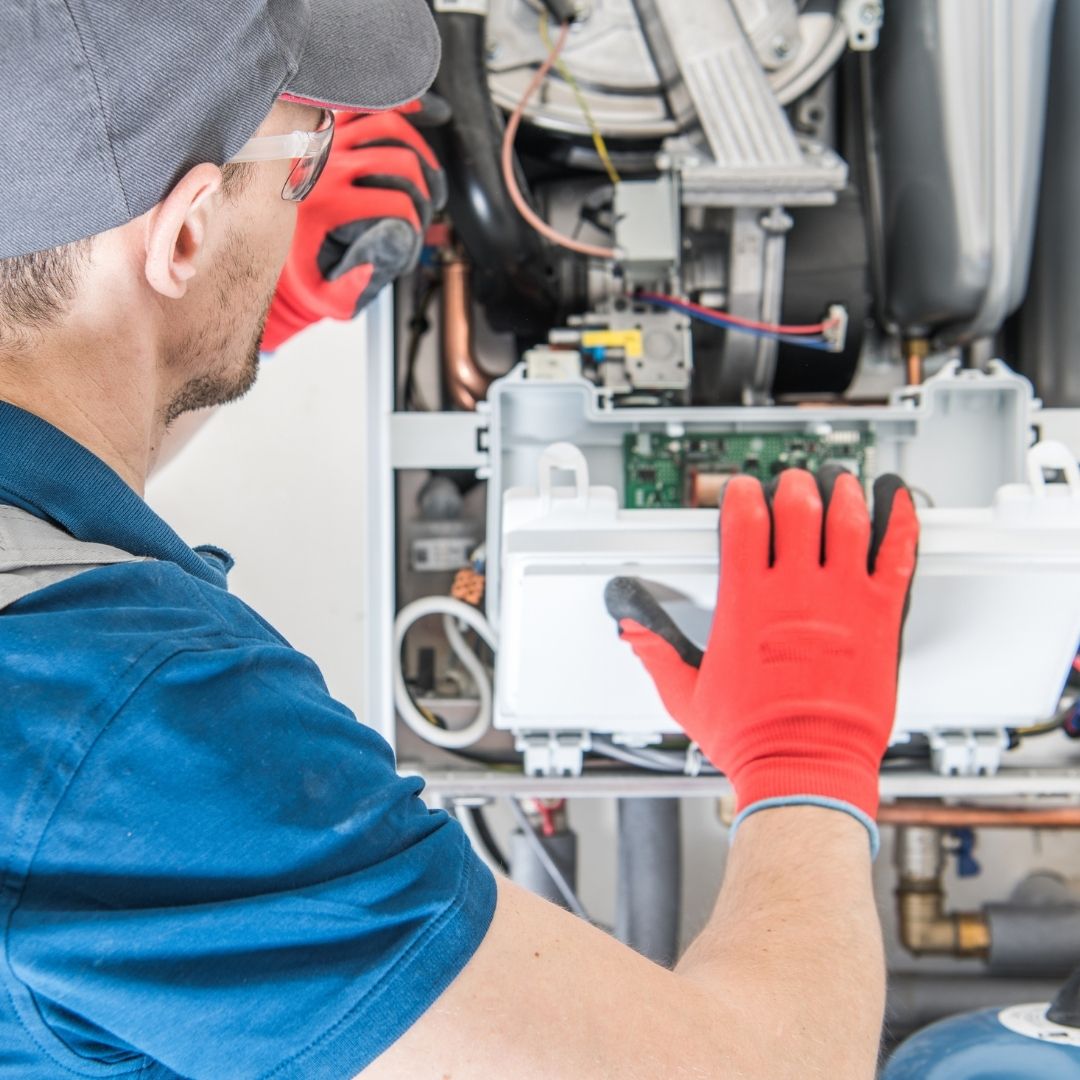 An hvac tech