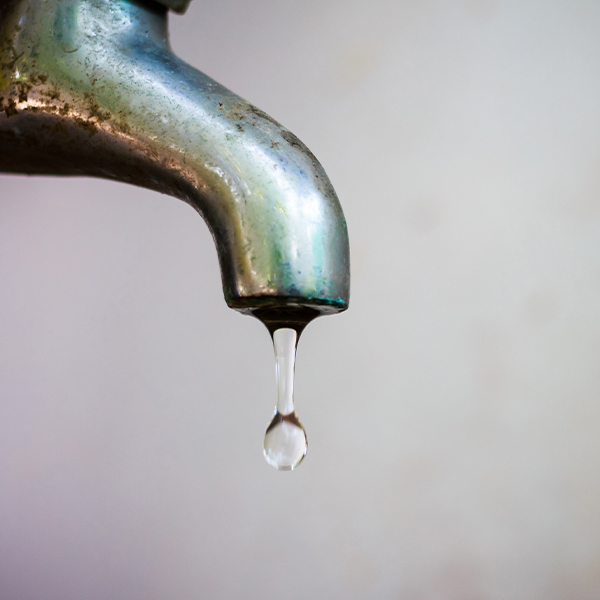 water leaking