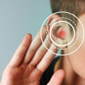 hand behind ear listening
